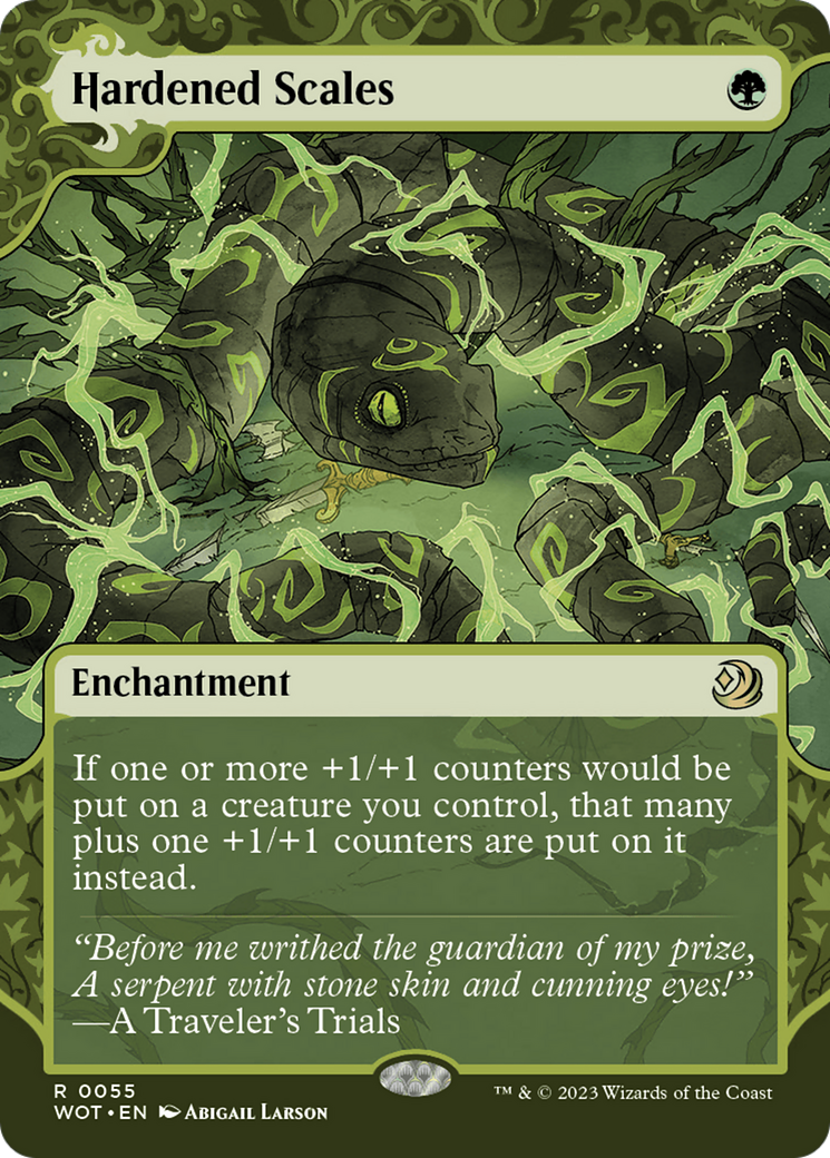 Hardened Scales (WOT-055) (Showcase) (Borderless)