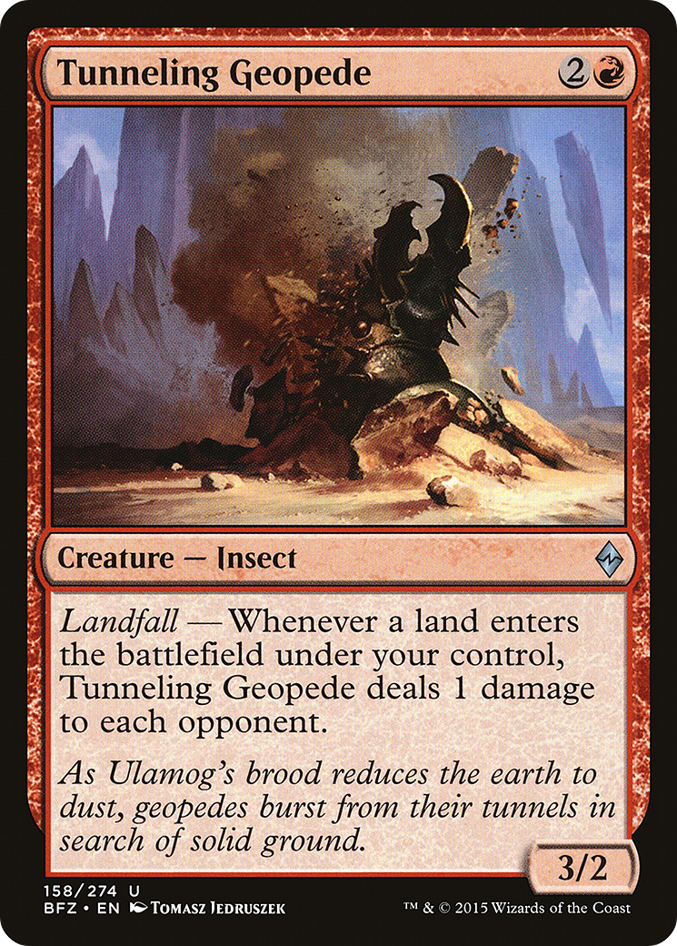 Tunneling Geopede (BFZ-158)