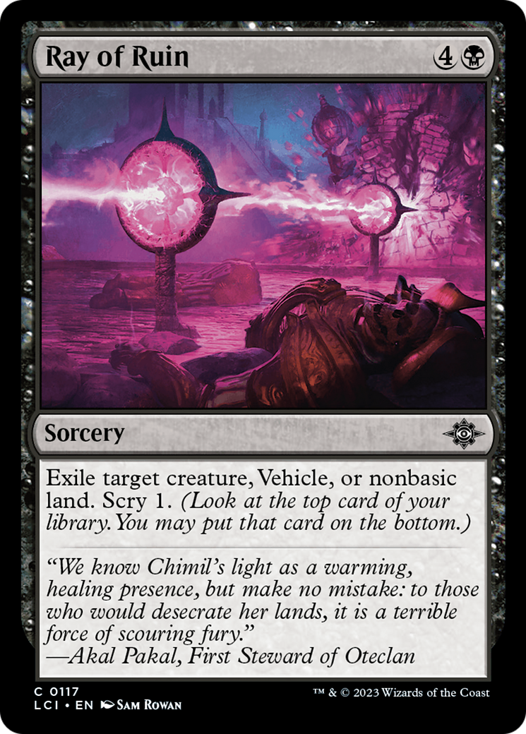 Ray of Ruin (LCI-117) (Foil)