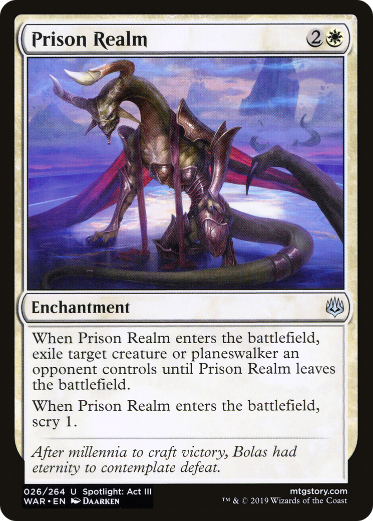 Prison Realm (WAR-026) (Foil)