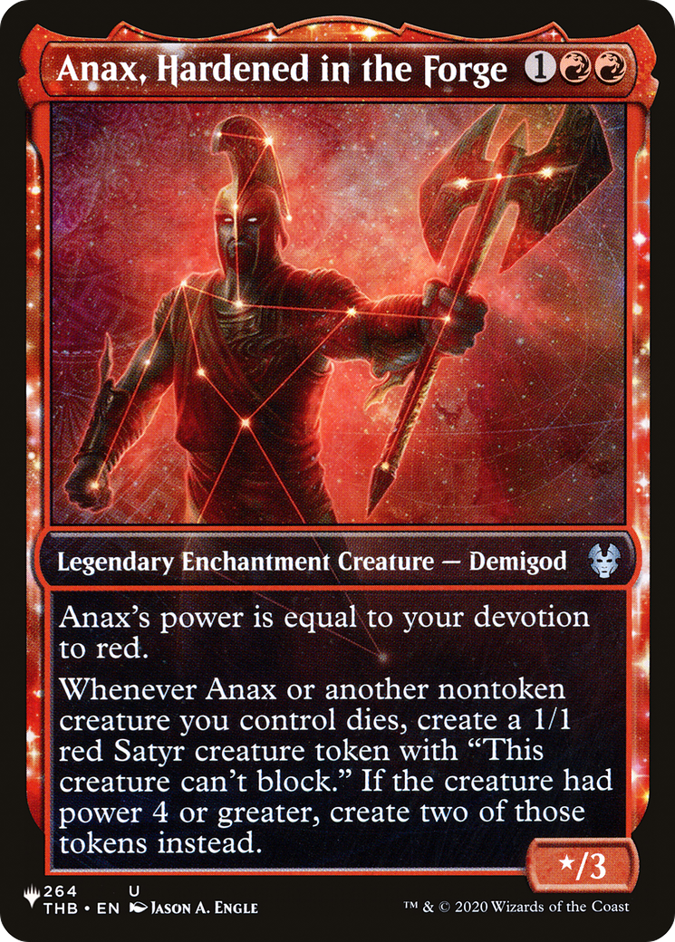 Anax, Hardened in the Forge (LIST-THB-264) (Showcase)