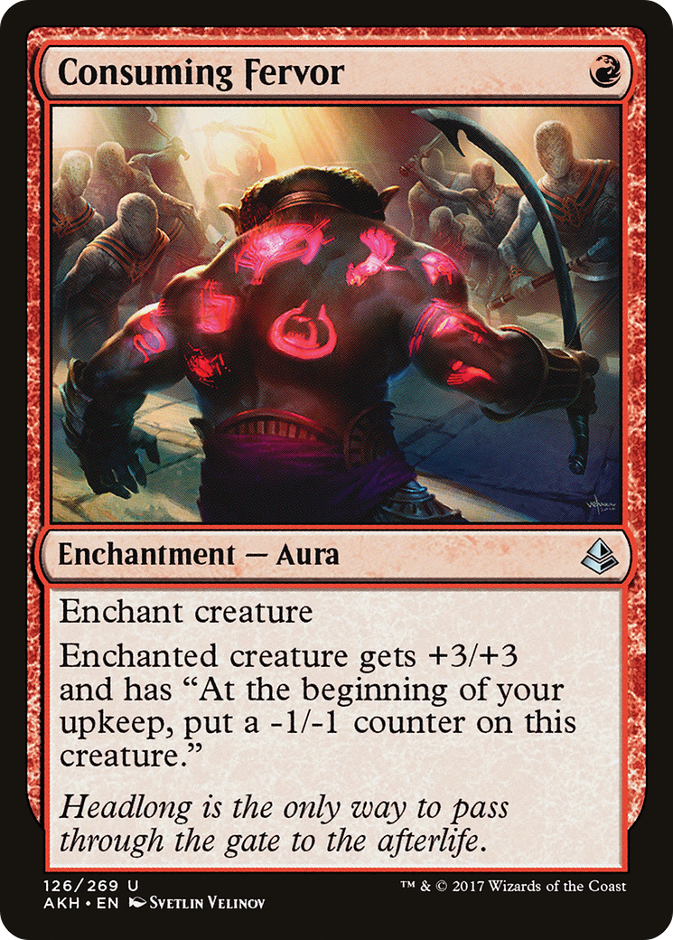 Consuming Fervor (AKH-126) (Foil)