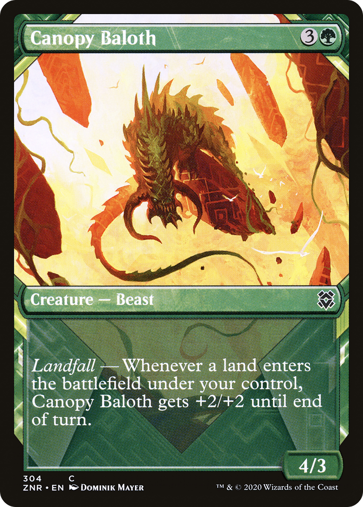 Canopy Baloth (ZNR-304) (Showcase) (Foil)