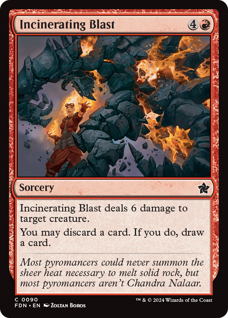 Incinerating Blast (FDN-090)