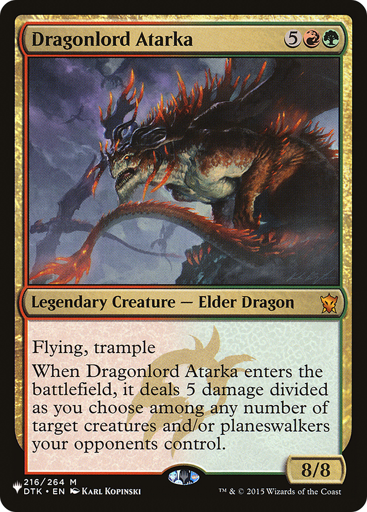 Dragonlord Atarka (LIST-DTK-216)