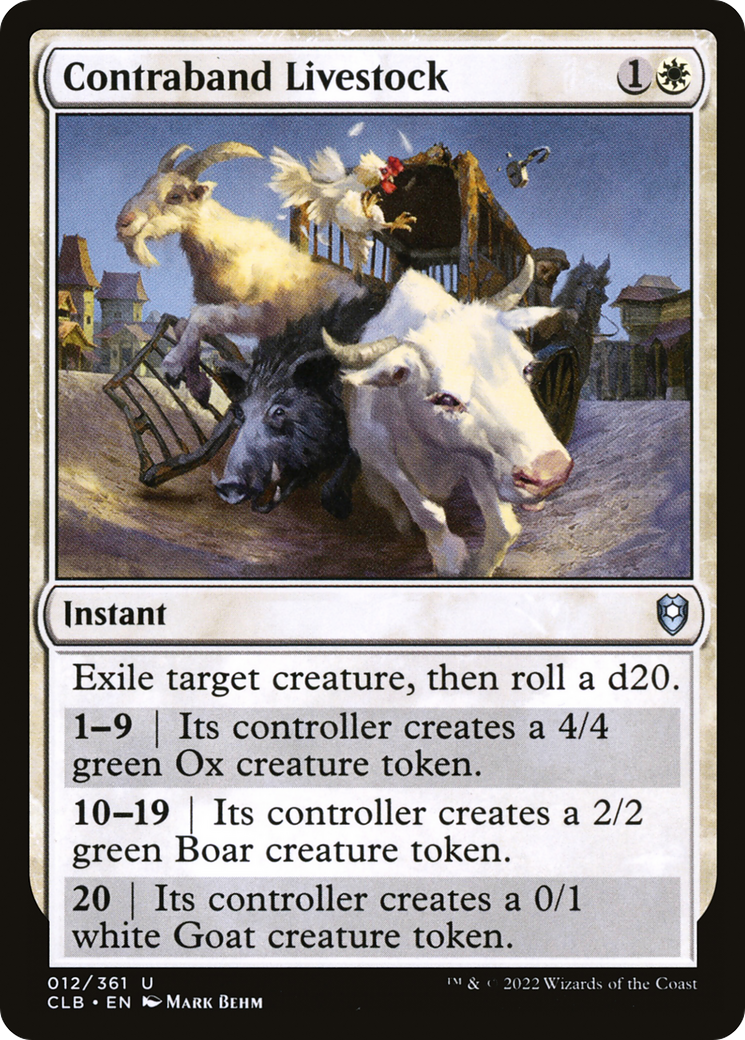 Contraband Livestock (CLB-012) (Foil)