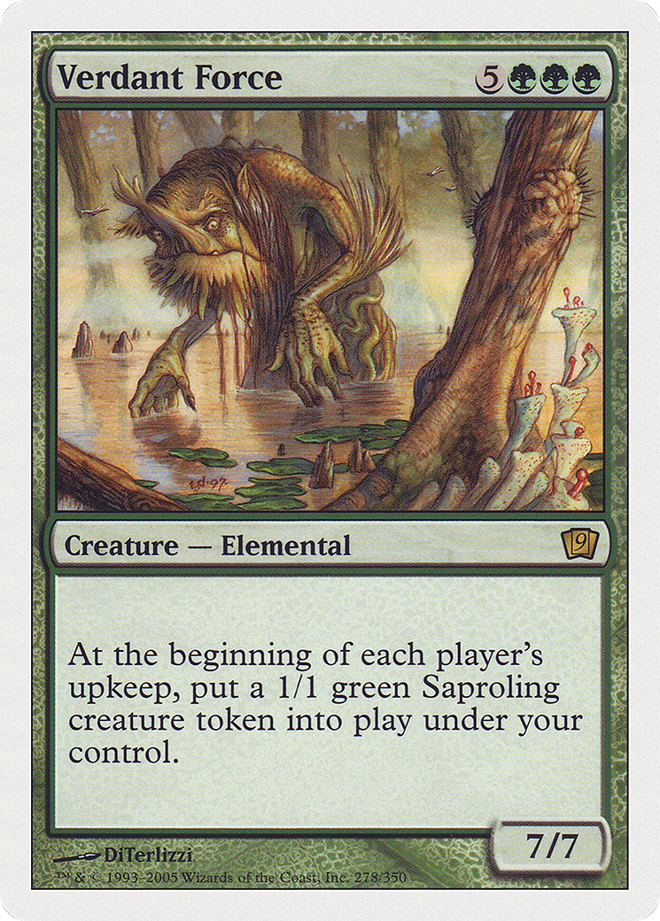Verdant Force (9ED-278★) (Foil)