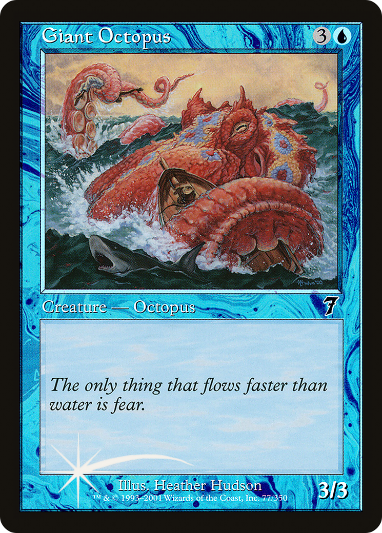 Giant Octopus (7ED-077★) (Foil)