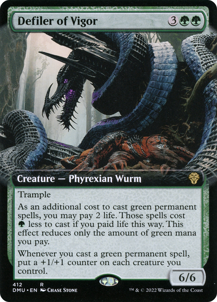 Defiler of Vigor (DMU-412) (Extended Art)
