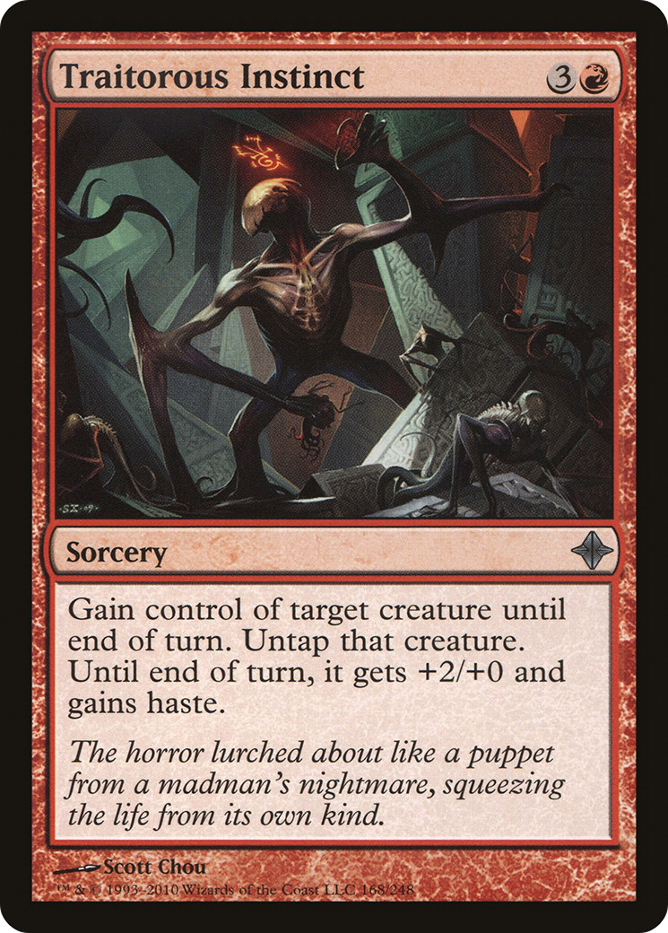 Traitorous Instinct (ROE-168) (Foil)