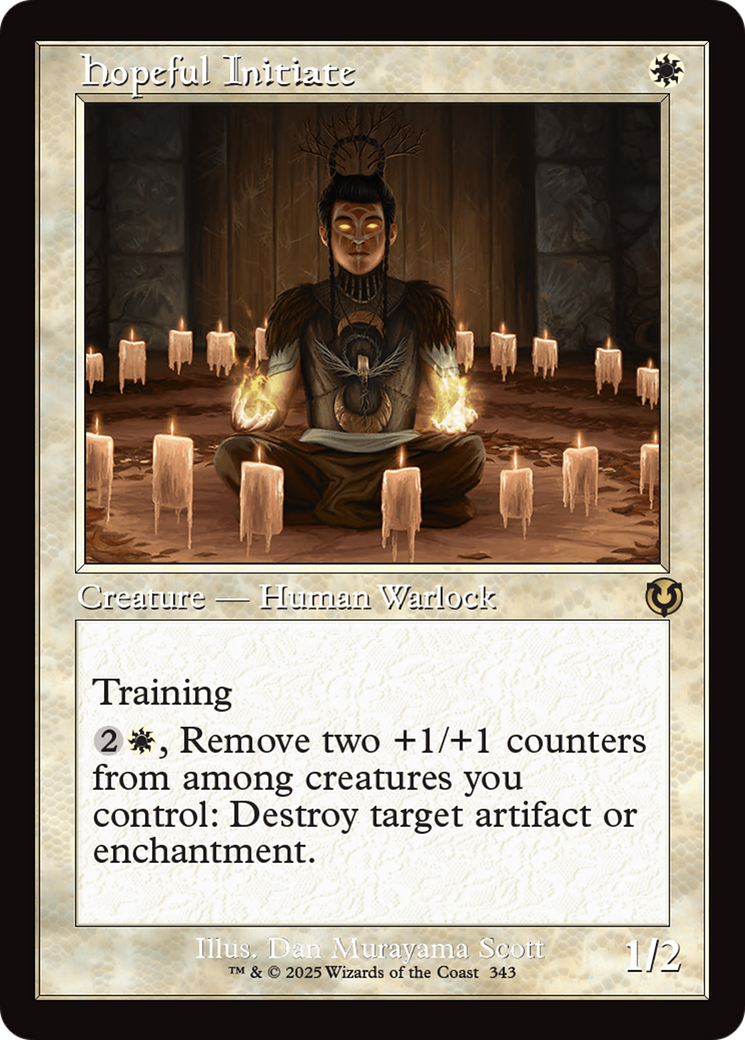 Hopeful Initiate (INR-343) (Foil)