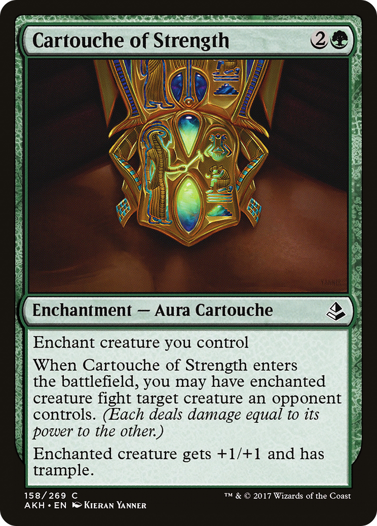 Cartouche of Strength (AKH-158)