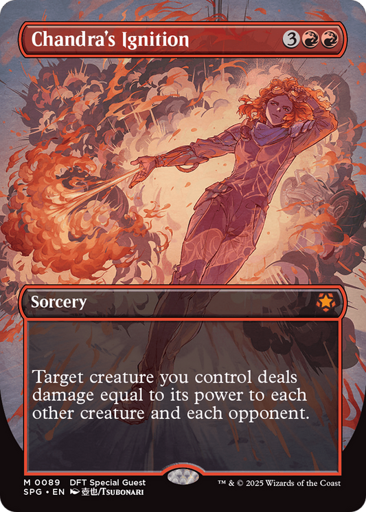 Chandra's Ignition (SPG-089) (Borderless) (Foil)