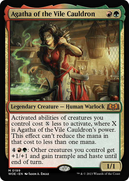 Agatha of the Vile Cauldron (WOE-199) (Foil)