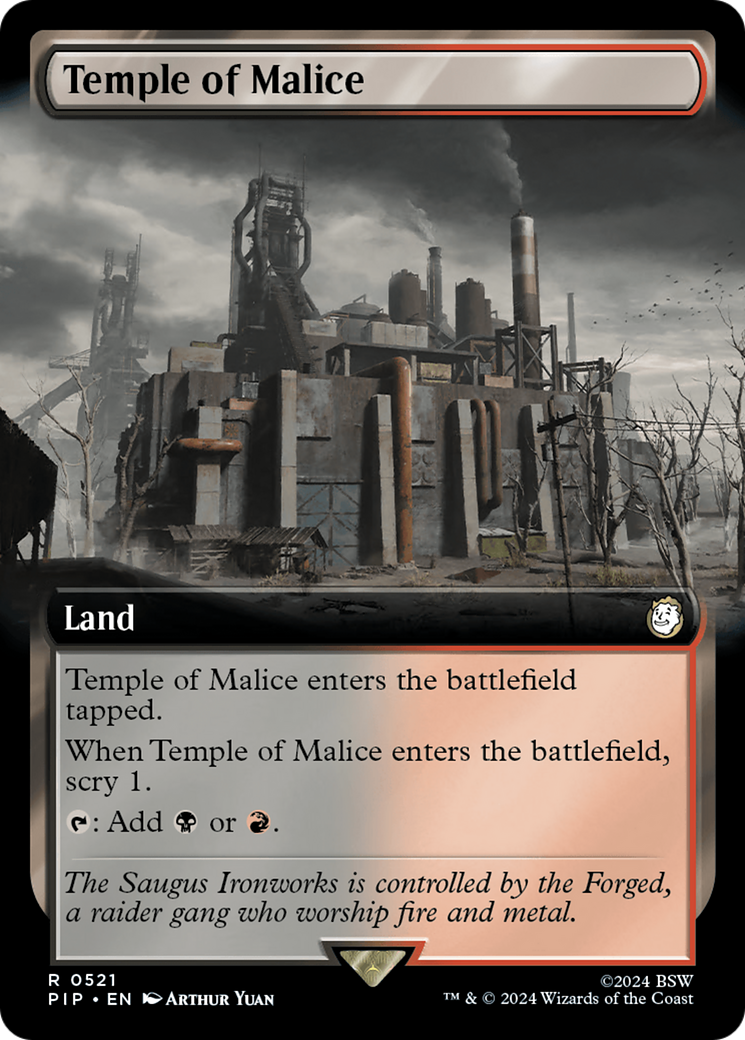 Temple of Malice (PIP-521) (Extended Art) (Foil)