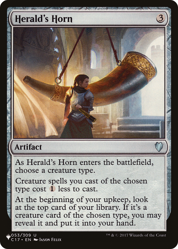 Herald's Horn (PLST-C17-53)