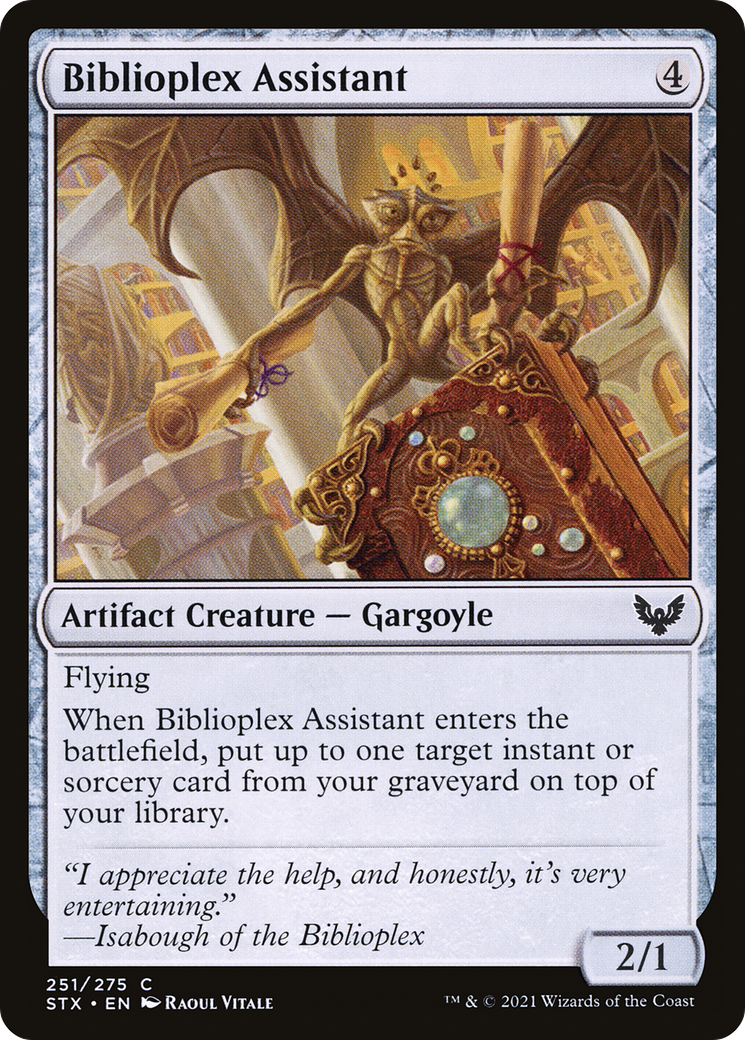 Biblioplex Assistant (STX-251) (Foil)