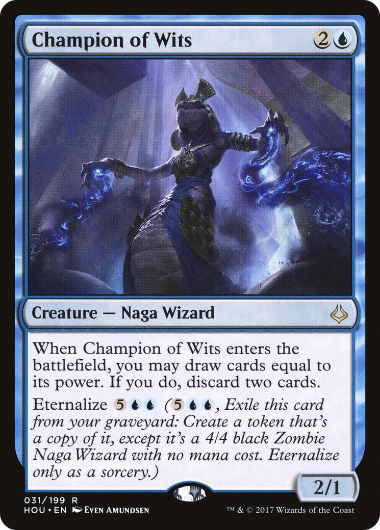 Champion of Wits (HOU-031) (Foil)