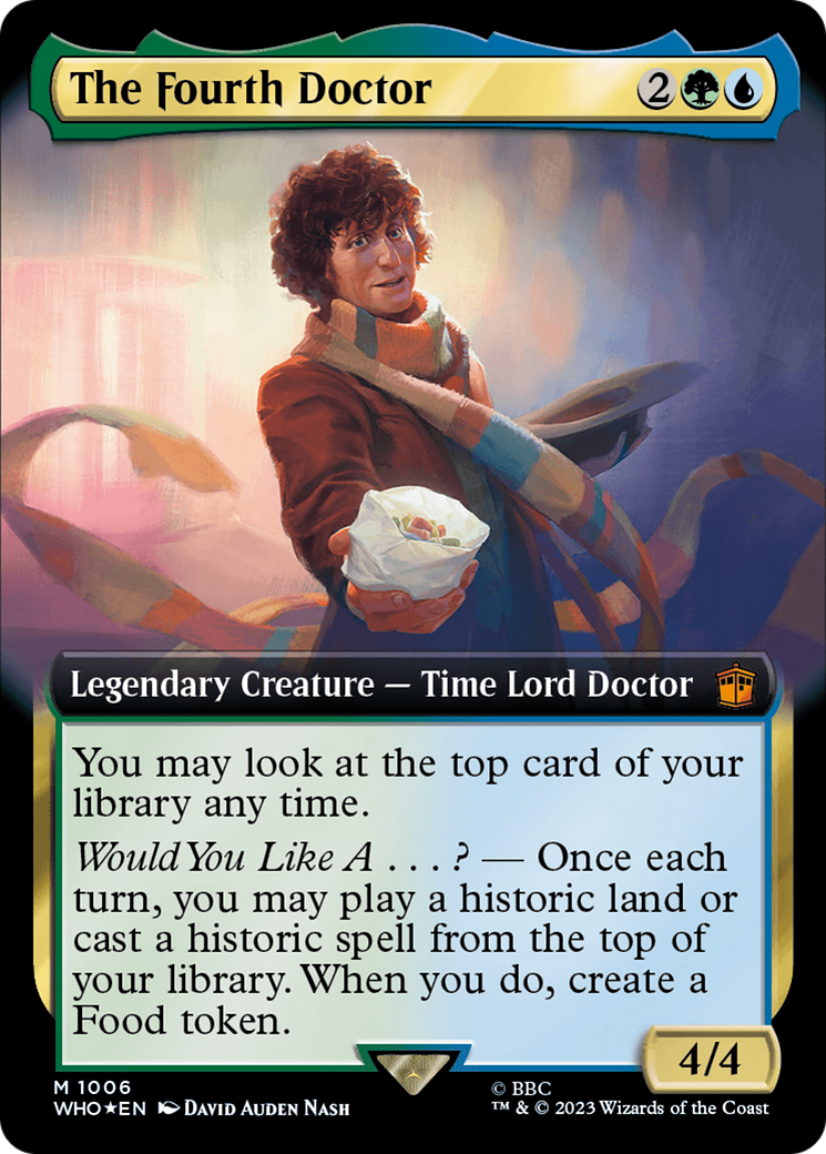 The Fourth Doctor (WHO-1006) (Extended Art) (Surge Foil)