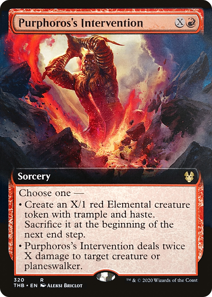 Purphoros's Intervention (THB-320) (Extended Art)