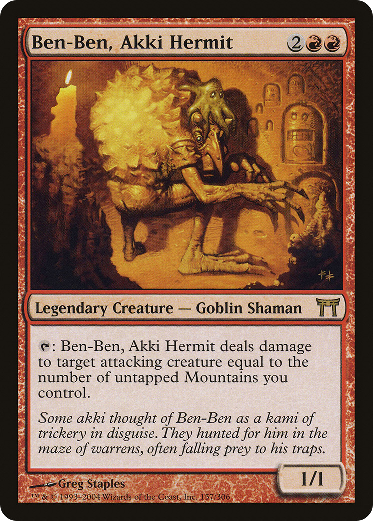 Ben-Ben, Akki Hermit (CHK-157) (Foil)