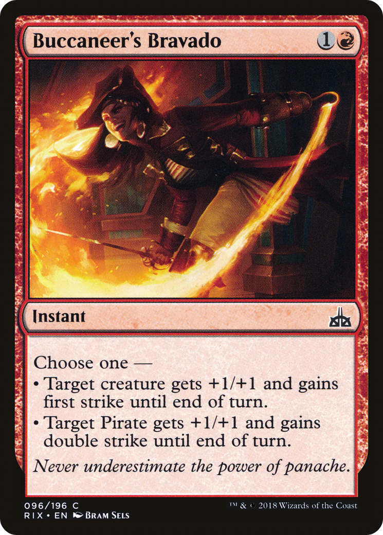 Buccaneer's Bravado (RIX-096) (Foil)