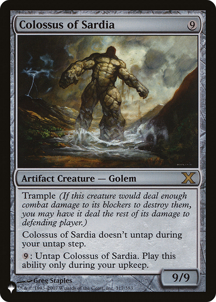 Colossus of Sardia (LIST-10E-317)