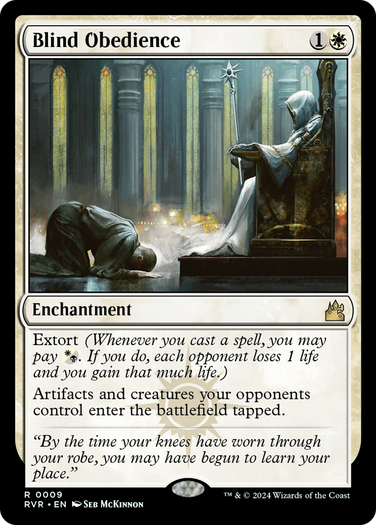 Blind Obedience (RVR-009) (Foil)