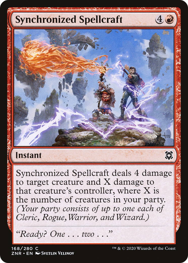 Synchronized Spellcraft (ZNR-168) (Foil)