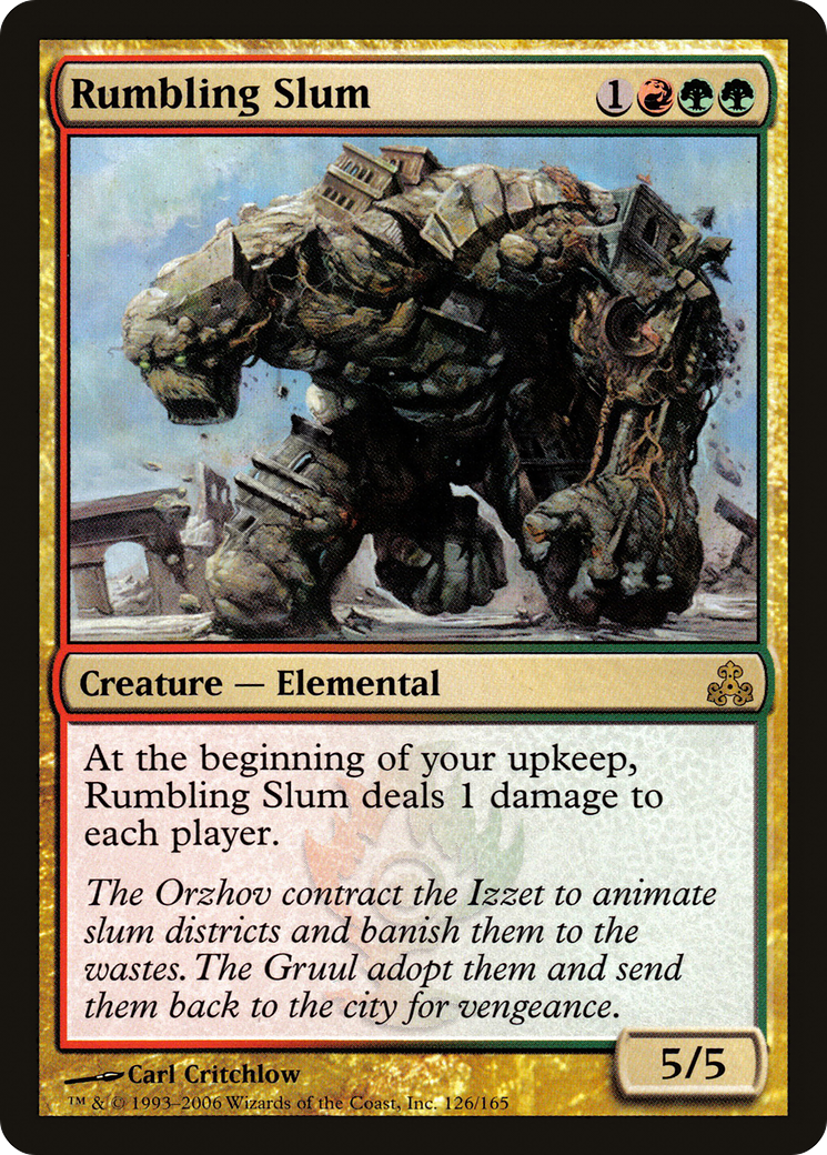 Rumbling Slum (GPT-126) (Foil)