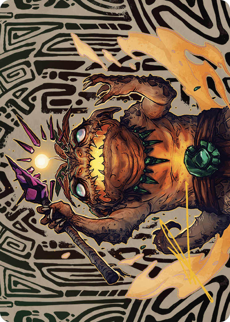 Zoyowa Lava-Tongue Art Card (ALCI-054) (Gold-Stamped Signature)