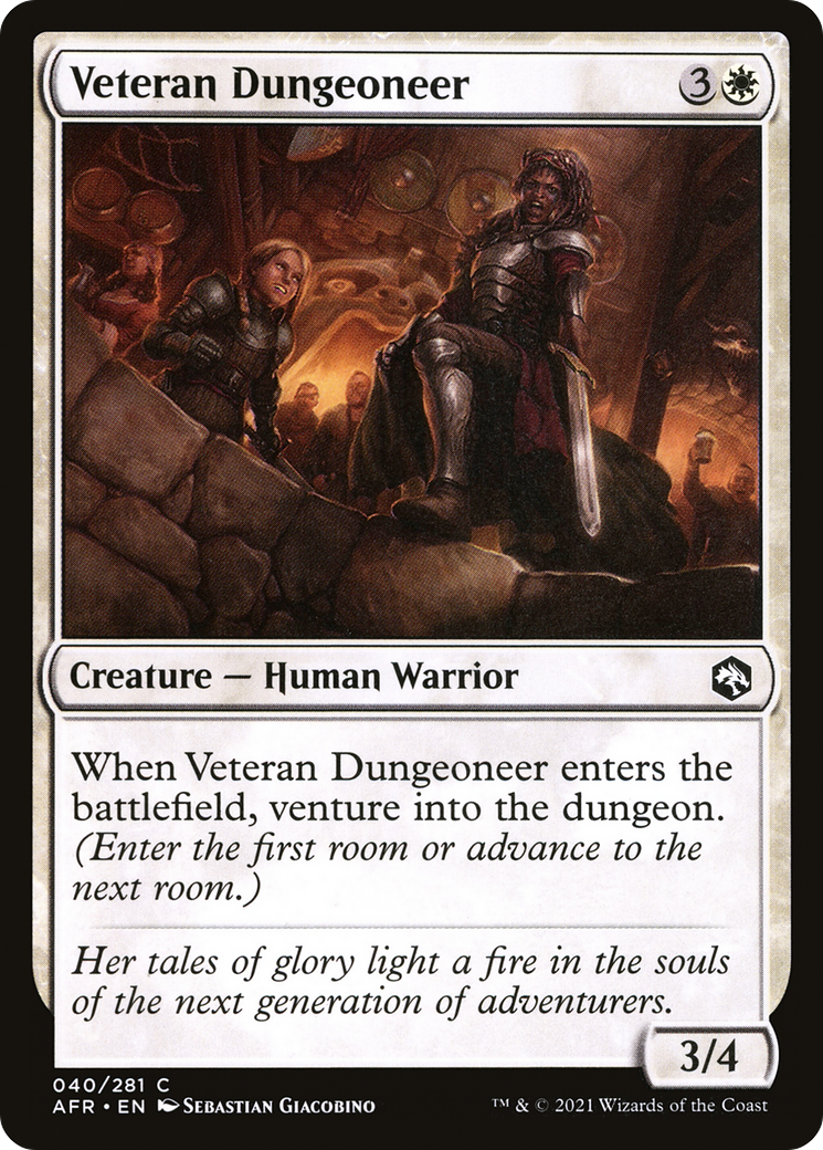 Veteran Dungeoneer (AFR-040) (Foil)
