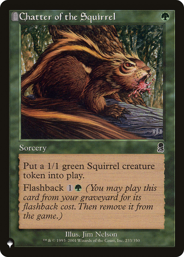 Chatter of the Squirrel (PLST-ODY-233)