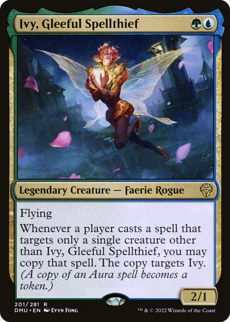 Ivy, Gleeful Spellthief (DMU-201) (Foil)