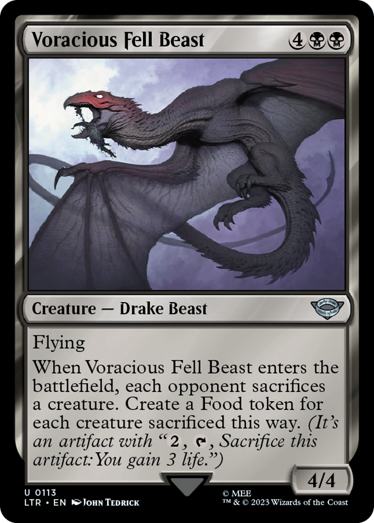 Voracious Fell Beast (LTR-113) (Foil)
