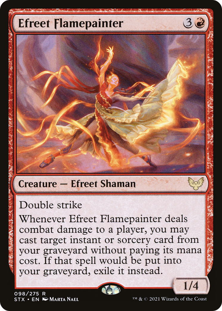 Efreet Flamepainter (STX-098) (Foil)
