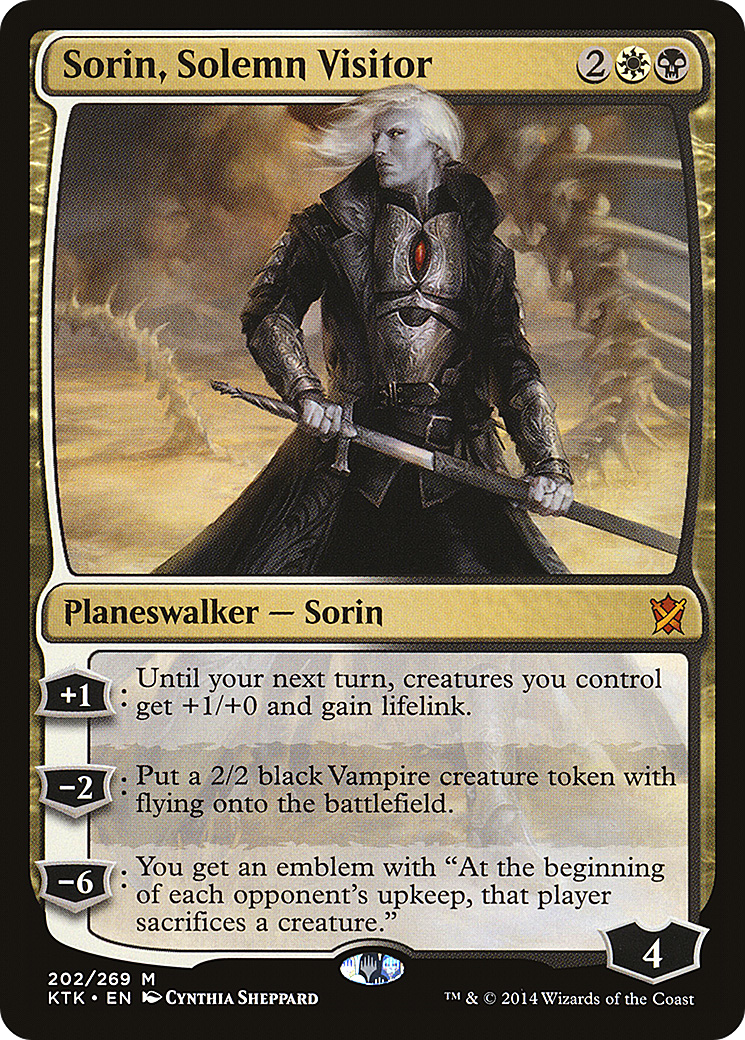 Sorin, Solemn Visitor (KTK-202) (Foil)