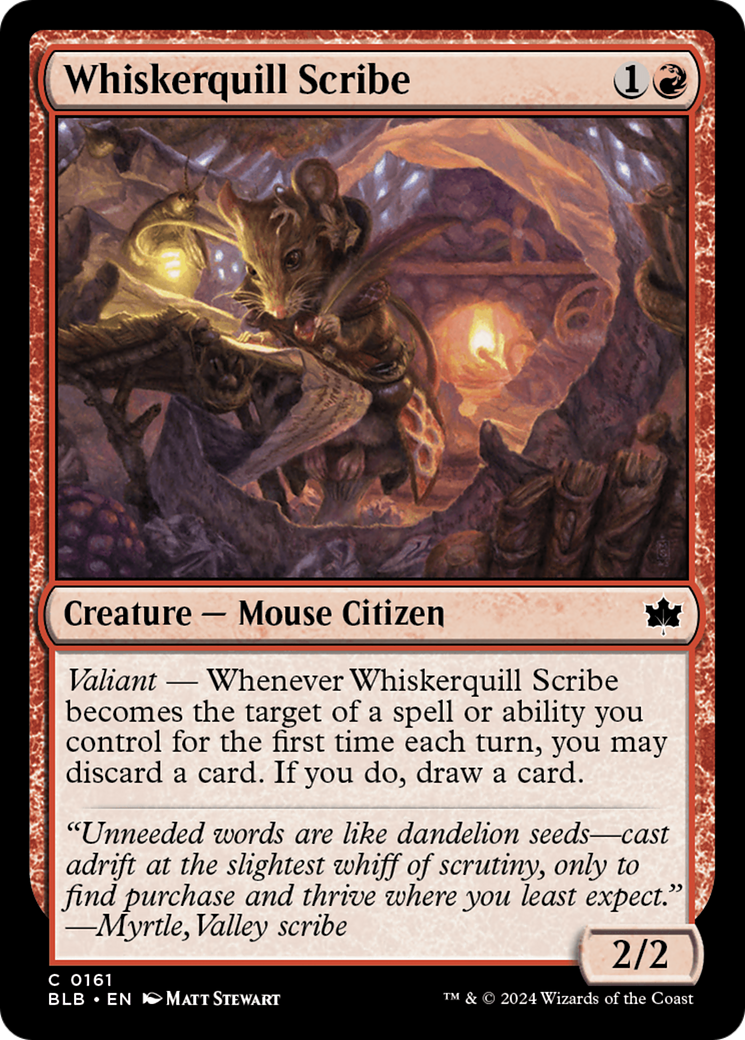Whiskerquill Scribe (BLB-161)
