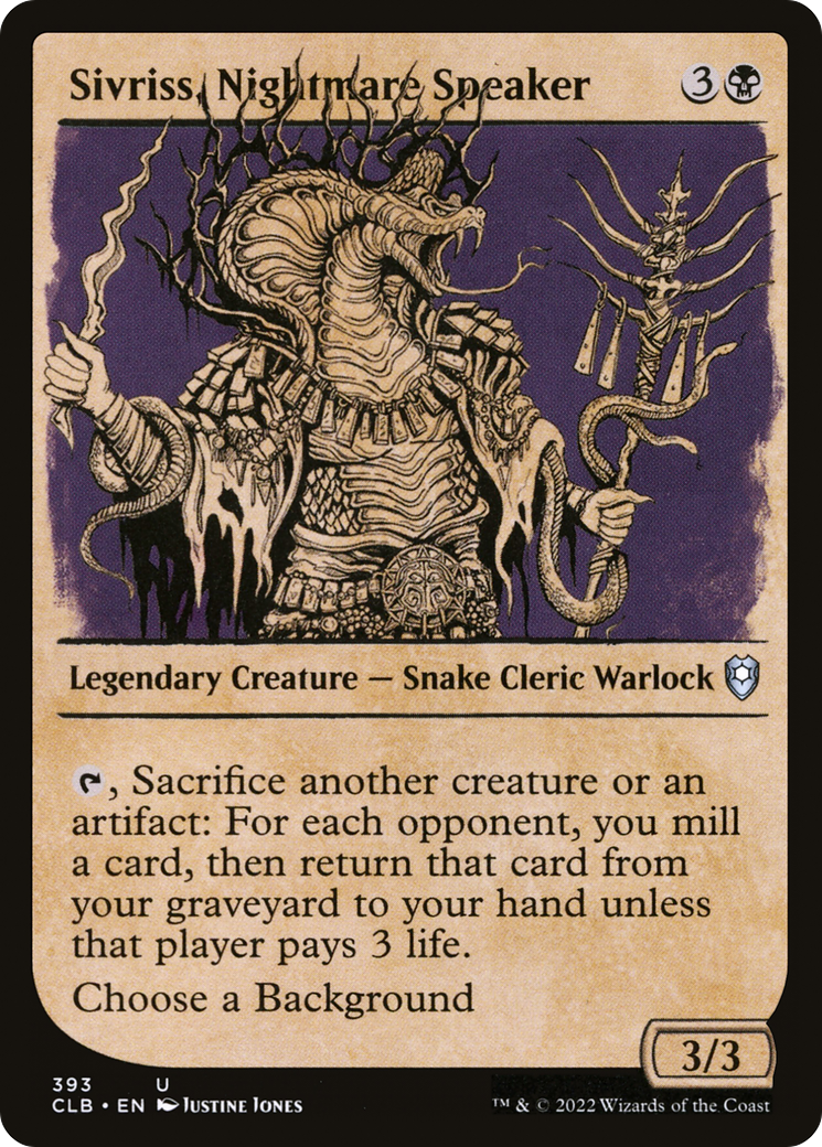 Sivriss, Nightmare Speaker (CLB-393) (Showcase)