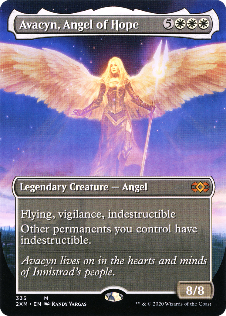 Avacyn, Angel of Hope (2XM-335) (Borderless) (Foil)