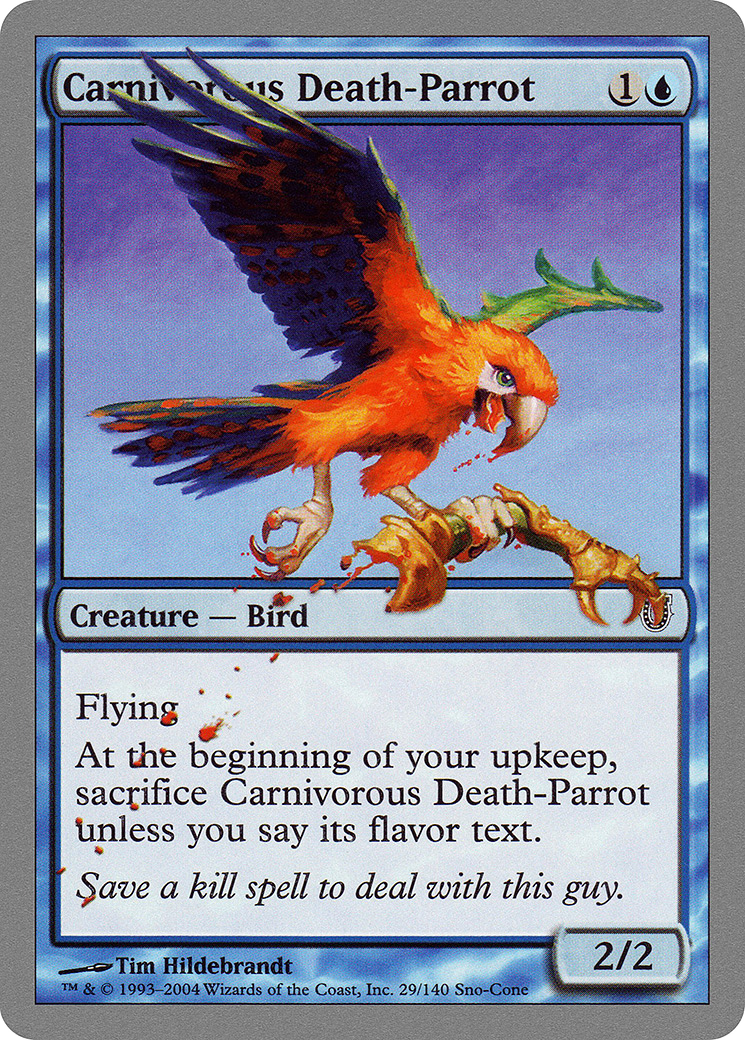 Carnivorous Death-Parrot (UNH-029)