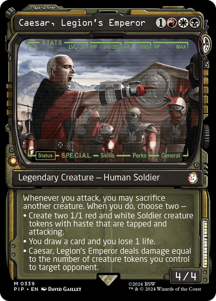 Caesar, Legion's Emperor (PIP-339) (Showcase) (Foil)