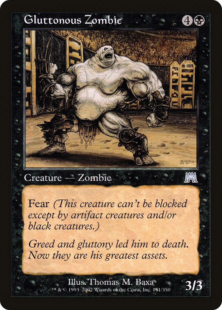 Gluttonous Zombie (ONS-151) (Foil)