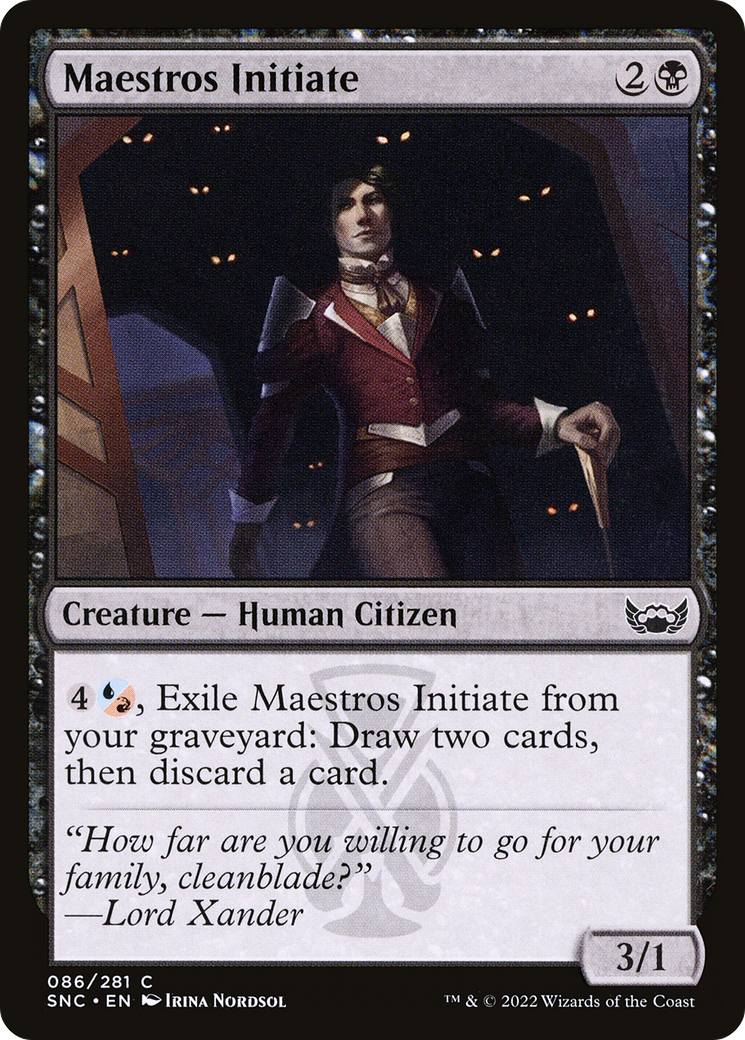 Maestros Initiate (SNC-086)