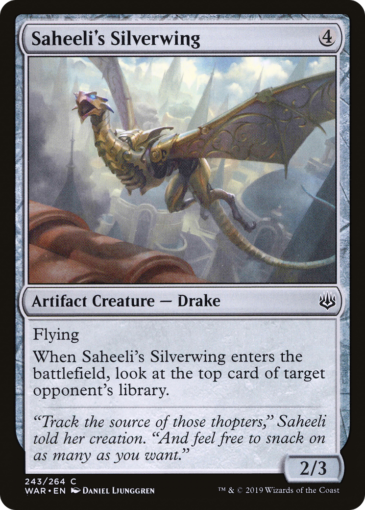 Saheeli's Silverwing (WAR-243) (Foil)