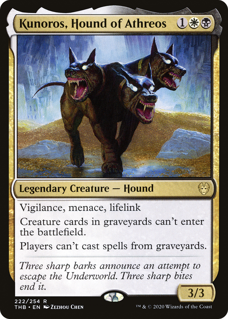 Kunoros, Hound of Athreos (THB-222) (Foil)