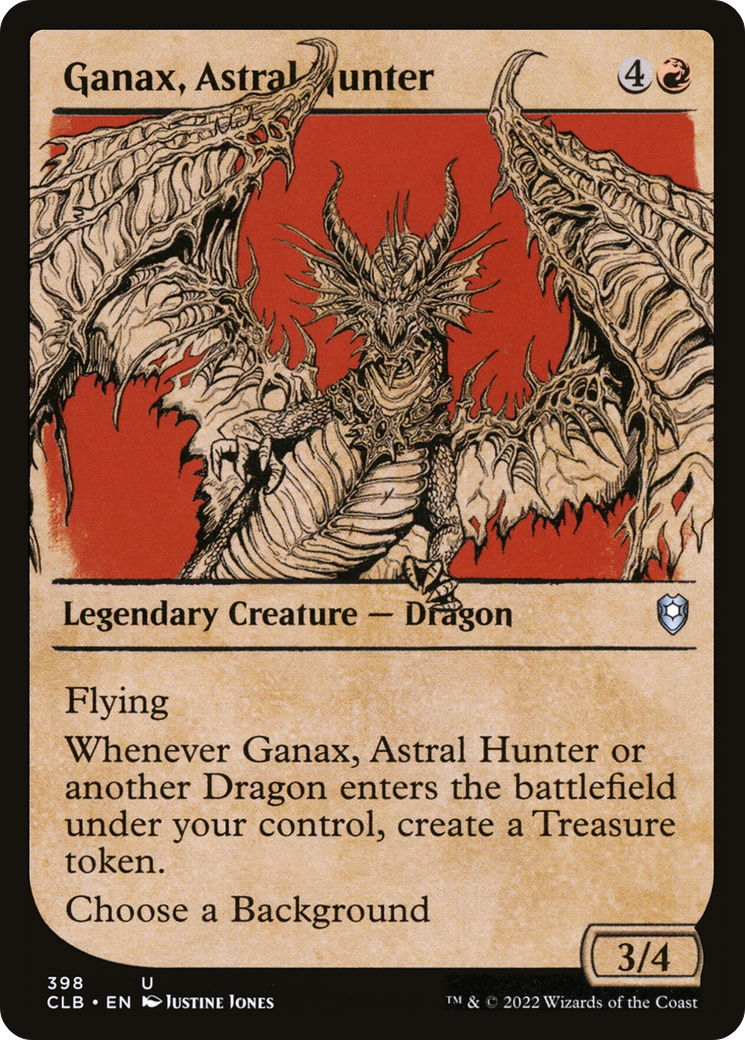 Ganax, Astral Hunter (CLB-398) (Showcase) (Foil)
