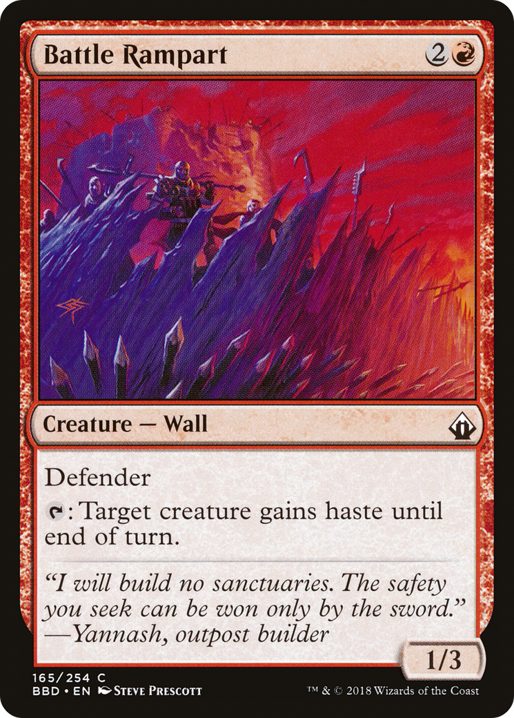Battle Rampart (BBD-165) (Foil)