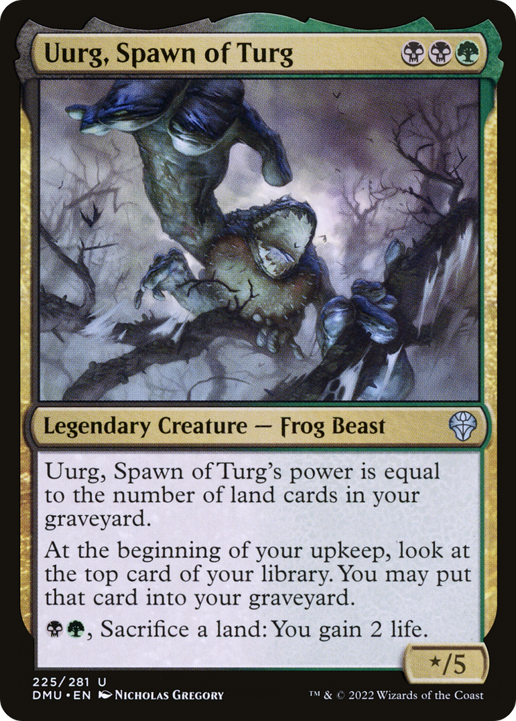 Uurg, Spawn of Turg (DMU-225) (Foil)
