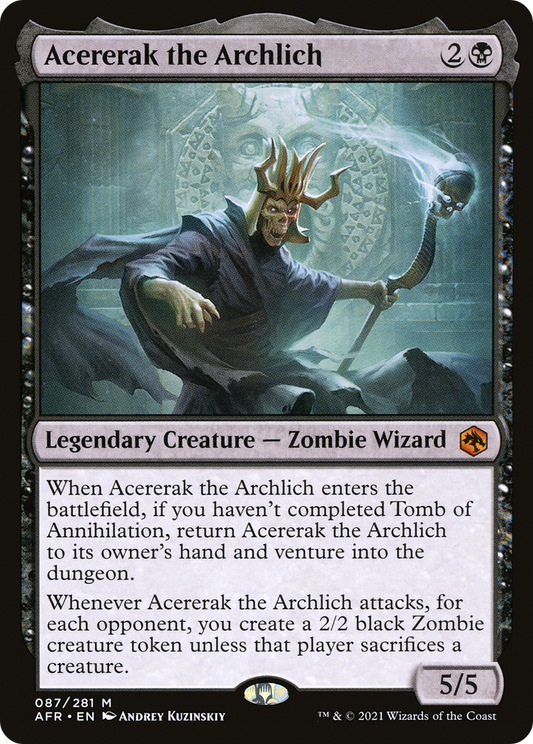Acererak the Archlich (AFR-087) (Foil)